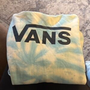 Vans Blue and Cream Tie-Dye Tee